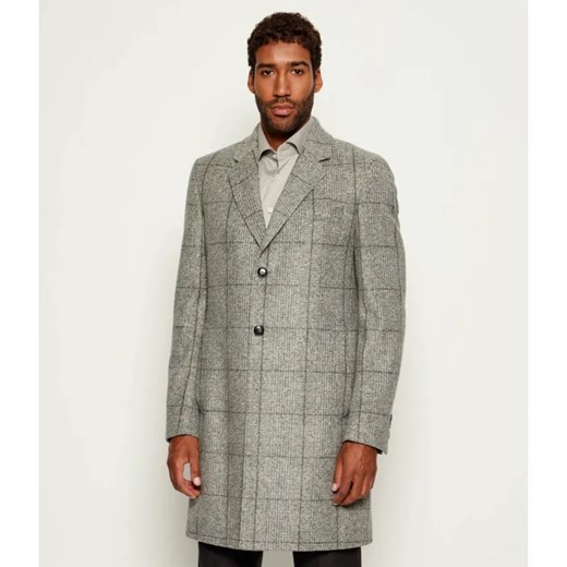 BOSS BLACK Płaszcz H-Hyde-J-254 | z dodatkiem wełny ze sklepu Gomez Fashion Store w kategorii Płaszcze męskie - zdjęcie 185704871