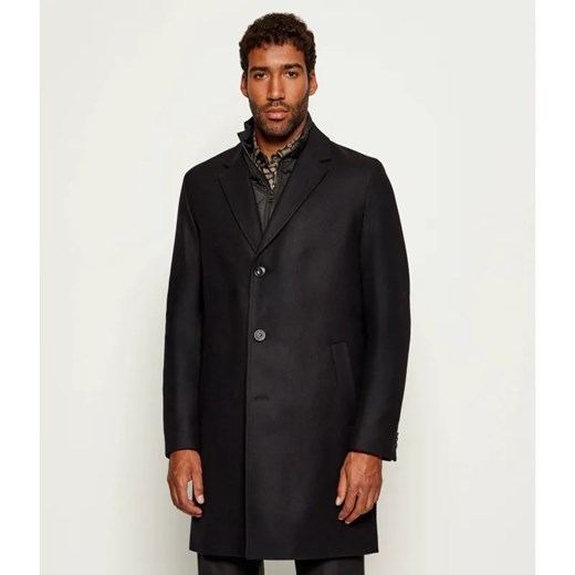 HUGO Wełniany płaszcz Milogan2541 ze sklepu Gomez Fashion Store w kategorii Płaszcze męskie - zdjęcie 185704873