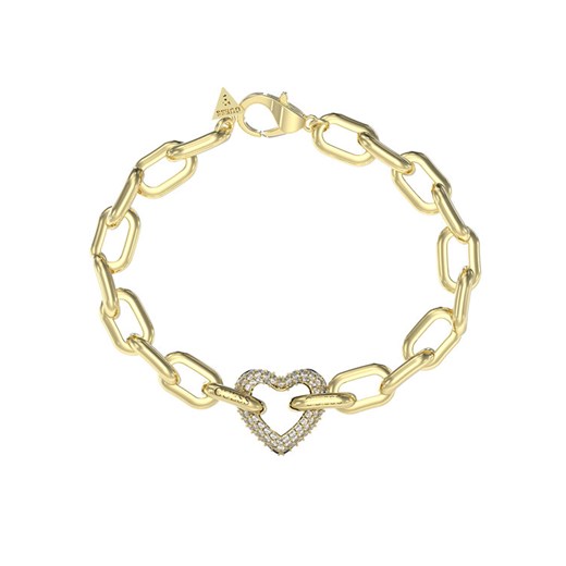 Bransoletka Guess JUBB05 016JW Złoty ze sklepu eobuwie.pl w kategorii Bransoletki - zdjęcie 185706362