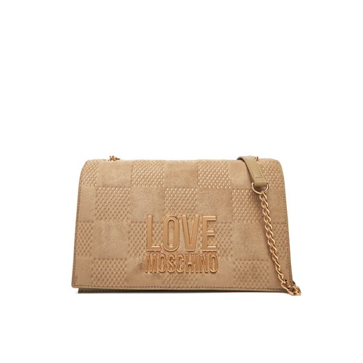 Torebka LOVE MOSCHINO JC4122PP0NKB110A Beżowy ze sklepu eobuwie.pl w kategorii Torebki damskie - zdjęcie 185706364