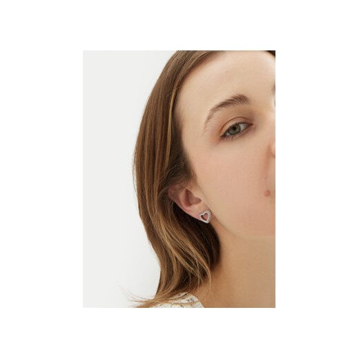 Kolczyki Guess JUBE05 028JW Srebrny Guess OS eobuwie.pl