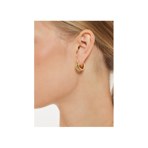 Kolczyki Guess JUBE04 590JW Złoty Guess OS eobuwie.pl