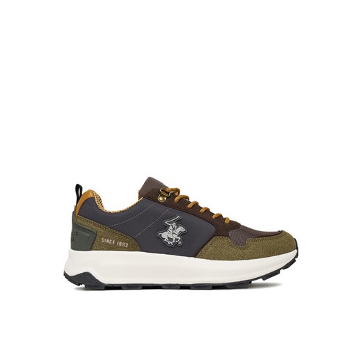 Beverly Hills Polo Club Sneakersy CEO-V5-DARIO Khaki ze sklepu MODIVO w kategorii Buty sportowe męskie - zdjęcie 185706792
