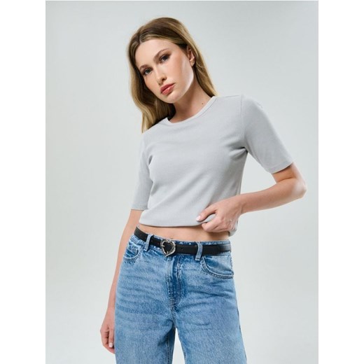 Sinsay - Pasek z ozdobną klamrą w kształcie serca - czarny ze sklepu Sinsay w kategorii Paski damskie - zdjęcie 185708454