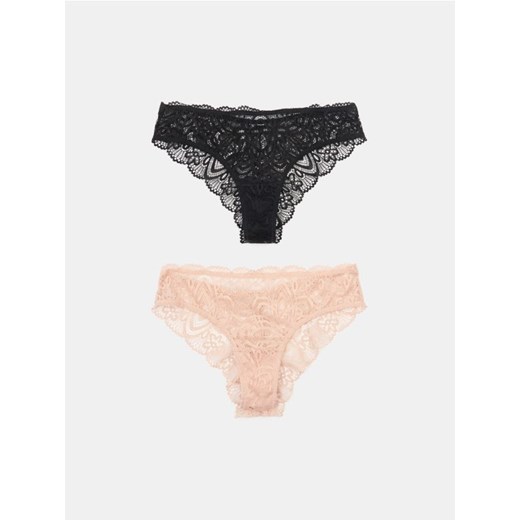 Sinsay - Majtki brazyliany 2 pack - wielobarwny ze sklepu Sinsay w kategorii Majtki damskie - zdjęcie 185708483