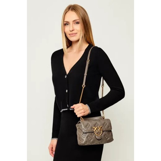 Pinko Skórzany kuferek LOVE LADY PUFF MINI Pinko OS Gomez Fashion Store