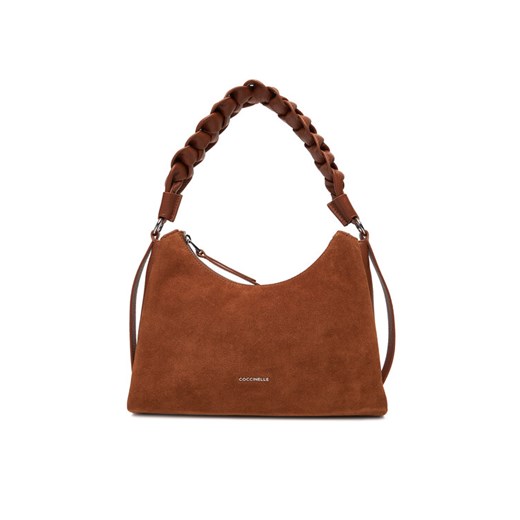 Torebka Coccinelle P6P Boheme Suede Bimaterial E1 P6P 13 03 01 Brązowy ze sklepu eobuwie.pl w kategorii Torby Shopper bag - zdjęcie 185709903