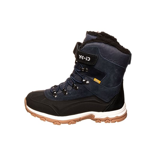 Lurchi Skórzane buty trekkingowe &quot;Laurin-Tex&quot; w kolorze granatowym ze sklepu Limango Polska w kategorii Buty trekkingowe dziecięce - zdjęcie 185711581