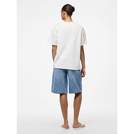 Pieces Koszulka &quot;Thea&quot; w kolorze białym Pieces XL okazja Limango Polska