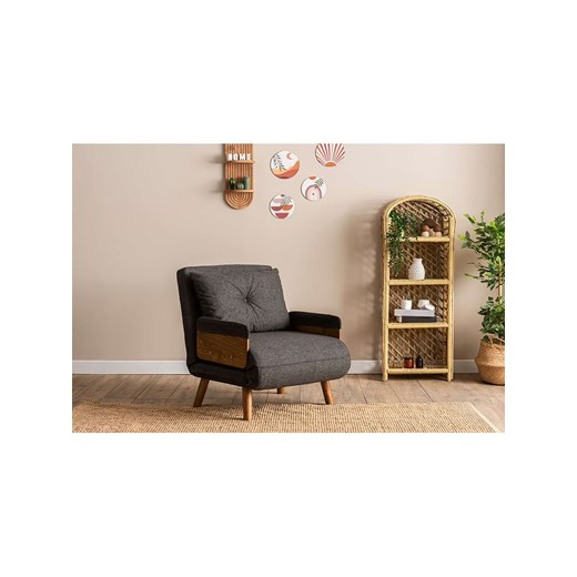 Scandinavia Concept Sofa "Cosmo Single" w kolorze ciemnoszarym - 77 x 82 x 70 cm - id: 17432824 - marki Scandinavia Concept - 185711964 Scandinavia Concept Sofa "Cosmo Single" w kolorze ciemnoszarym - 77 x 82 x 70 cm ze sklepu Limango Polska w kategorii Pufy i siedziska - zdjęcie 185711964