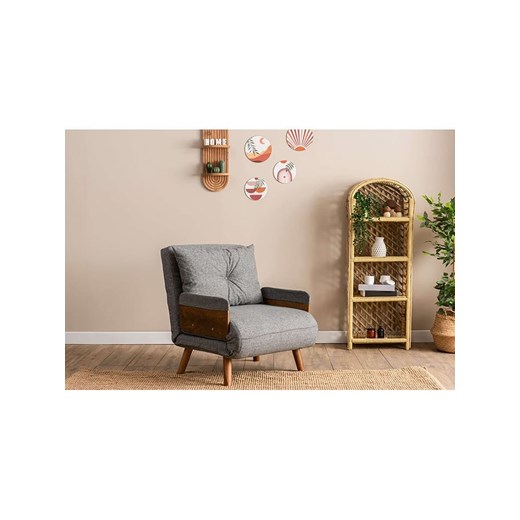 Scandinavia Concept Sofa &quot;Cosmo Single&quot; w kolorze jasnoszarym - 77 x 82 x 70 cm ze sklepu Limango Polska w kategorii Pufy i siedziska - zdjęcie 185711974