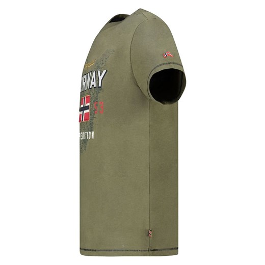 Geographical Norway Koszulka &quot;Juitre&quot; w kolorze khaki Geographical Norway L promocja Limango Polska