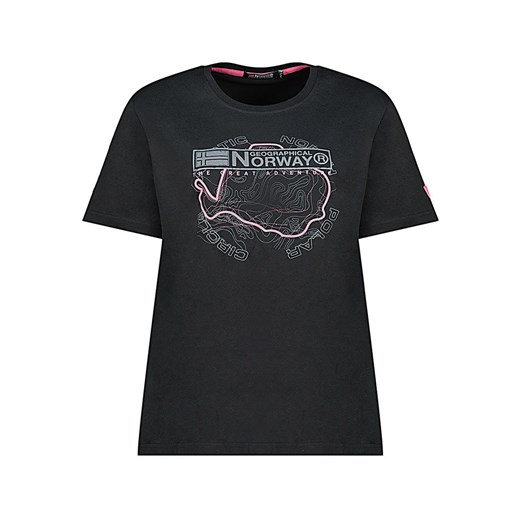 Geographical Norway Koszulka w kolorze czarnym ze sklepu Limango Polska w kategorii Bluzki damskie - zdjęcie 185712382