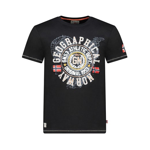 Geographical Norway Koszulka &quot;Jodept&quot; w kolorze czarnym ze sklepu Limango Polska w kategorii T-shirty męskie - zdjęcie 185712394