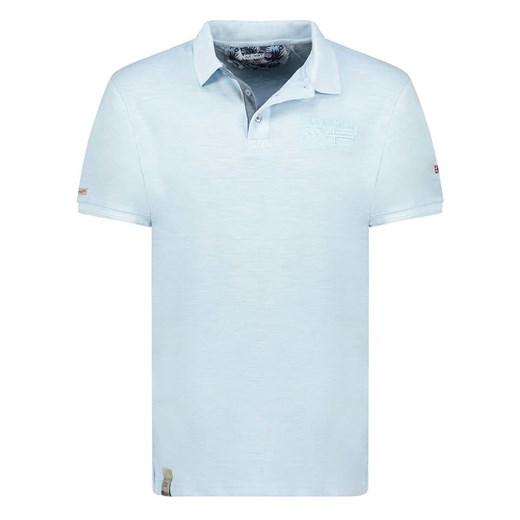 Geographical Norway Koszulka polo &quot;Kslub&quot; w kolorze błękitnym ze sklepu Limango Polska w kategorii T-shirty męskie - zdjęcie 185712452
