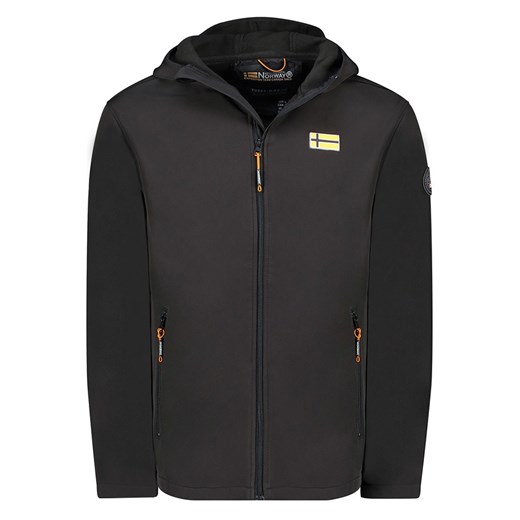 Geographical Norway Kurtka softshellowa &quot;Tesk&quot; w kolorze czarnym ze sklepu Limango Polska w kategorii Kurtki męskie - zdjęcie 185712460