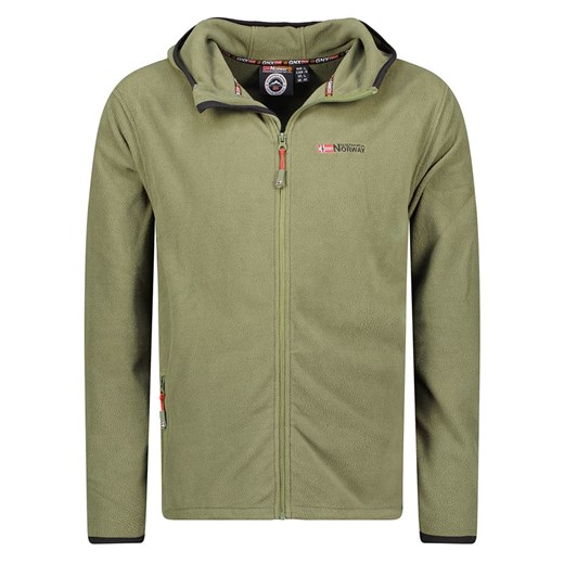 Geographical Norway Kurtka polarowa &quot;Unicia&quot; w kolorze khaki ze sklepu Limango Polska w kategorii Bluzy męskie - zdjęcie 185712472