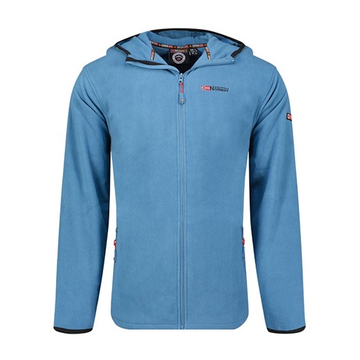 Geographical Norway Kurtka polarowa &quot;Unicia&quot; w kolorze niebieskim ze sklepu Limango Polska w kategorii Bluzy męskie - zdjęcie 185712480