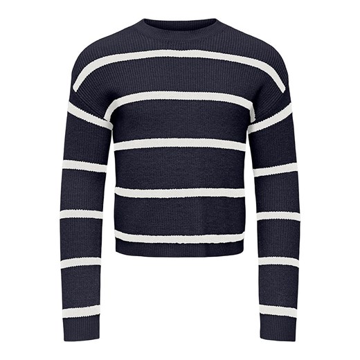 KIDS ONLY Sweter &quot;Franca Life&quot; w kolorze granatowo-białym ze sklepu Limango Polska w kategorii Swetry dziewczęce - zdjęcie 185712631