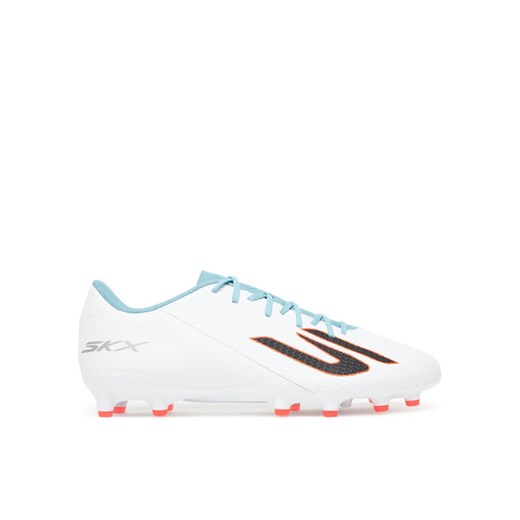Buty do piłki nożnej Skechers Academy Ag 252120 WTQP Biały ze sklepu eobuwie.pl w kategorii Buty sportowe męskie - zdjęcie 185712671