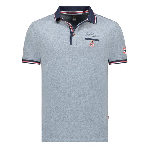Geographical Norway Koszulka polo &quot;Kblended&quot; w kolorze niebieskim ze sklepu Limango Polska w kategorii T-shirty męskie - zdjęcie 185713012