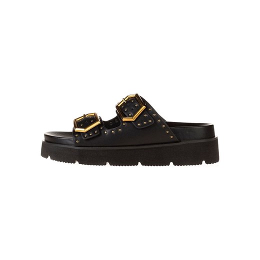 Pepe Jeans FOOTWEAR Klapki w kolorze czarnym ze sklepu Limango Polska w kategorii Klapki damskie - zdjęcie 185713201