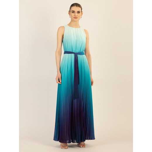 APART Sukienka w kolorze turkusowo-granatowym - id: 17430498 - marki APART - 185713364 APART Sukienka w kolorze turkusowo-granatowym ze sklepu Limango Polska w kategorii Sukienki - zdjęcie 185713364