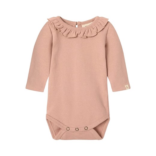 Lil Atelier Body &quot;Luna&quot; w kolorze jasnoróżowym ze sklepu Limango Polska w kategorii Body niemowlęce - zdjęcie 185713441