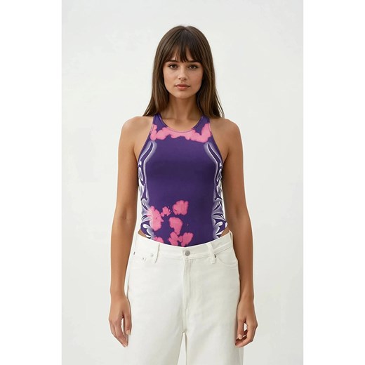 Weekday Top w kolorze fioletowym Weekday M okazja Limango Polska