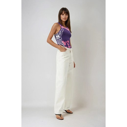 Weekday Top w kolorze fioletowym Weekday M wyprzedaż Limango Polska