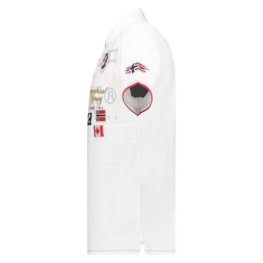 Geographical Norway Koszulka polo &quot;Karadock&quot; w kolorze białym Geographical Norway XXL Limango Polska wyprzedaż
