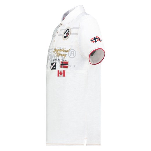 Geographical Norway Koszulka polo &quot;Karadock&quot; w kolorze białym Geographical Norway M okazja Limango Polska