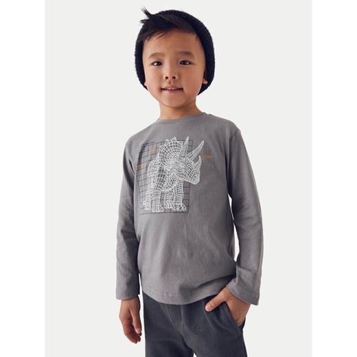 Mayoral Bluzka 4088 Szary Regular Fit ze sklepu MODIVO w kategorii T-shirty chłopięce - zdjęcie 185713662