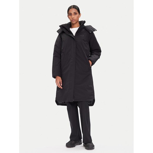 Jack Wolfskin Płaszcz zimowy Frost Haven A65090 Czarny Regular Fit ze sklepu MODIVO w kategorii Kurtki damskie - zdjęcie 185713664