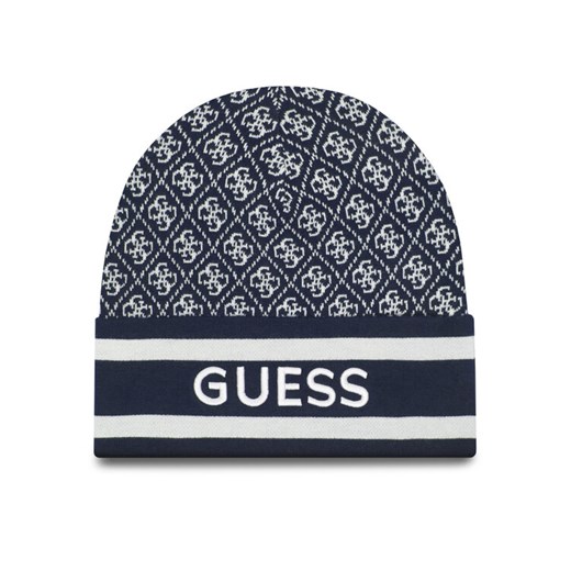 Guess Czapka W4BZ21 Z3JD2 Granatowy ze sklepu MODIVO w kategorii Czapki zimowe damskie - zdjęcie 185713682