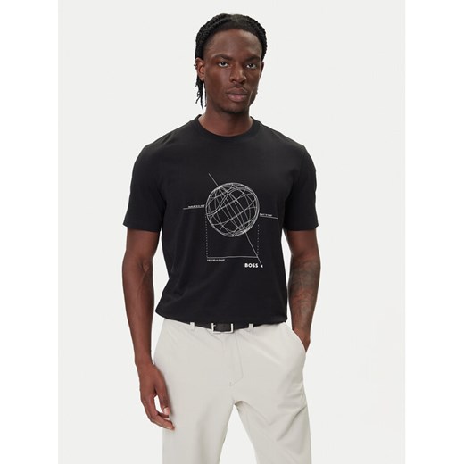 BOSS T-Shirt League GRX 50549413 Czarny Relaxed Fit ze sklepu MODIVO w kategorii T-shirty męskie - zdjęcie 185713710