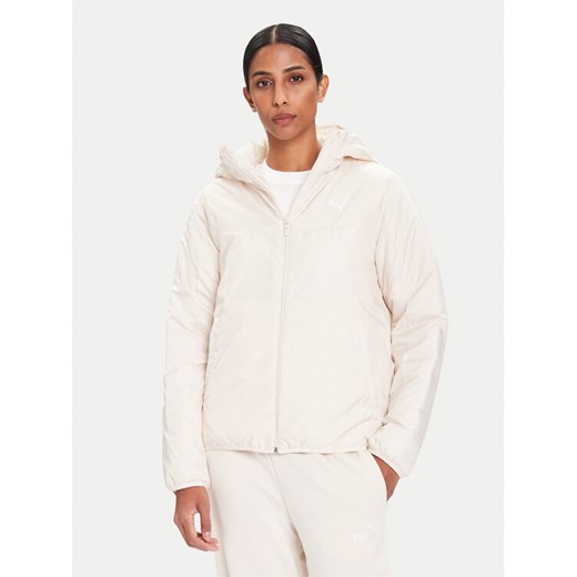 Puma Kurtka przejściowa Ess 688383 87 Écru Regular Fit ze sklepu MODIVO w kategorii Kurtki damskie - zdjęcie 185713720