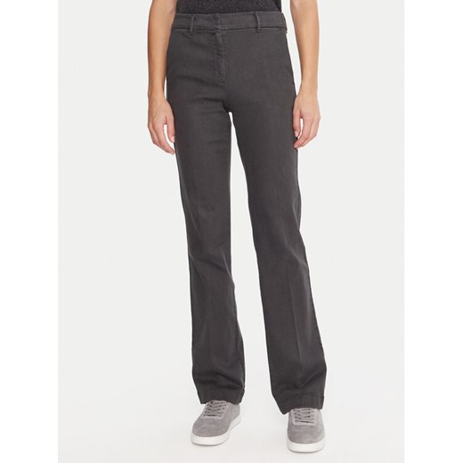 Marella Chinosy Rovo 2523136055 Szary Slim Fit ze sklepu MODIVO w kategorii Spodnie damskie - zdjęcie 185713743