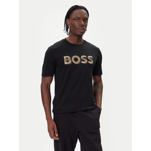 BOSS T-Shirt H-Thompson 656 50551902 Czarny Regular Fit ze sklepu MODIVO w kategorii T-shirty męskie - zdjęcie 185713752