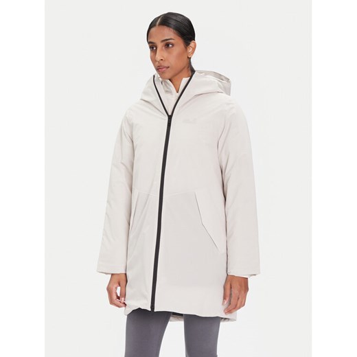 Jack Wolfskin Kurtka zimowa Frost Haven A65091 Beżowy Regular Fit ze sklepu MODIVO w kategorii Kurtki damskie - zdjęcie 185713760