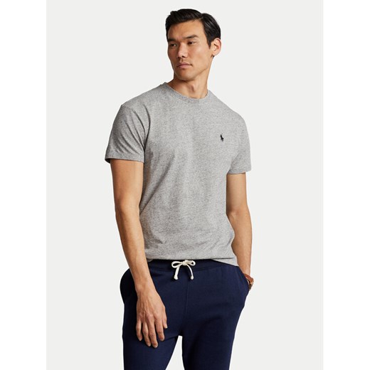 Polo Ralph Lauren T-Shirt 710707087006 Szary Regular Fit ze sklepu MODIVO w kategorii T-shirty męskie - zdjęcie 185713762