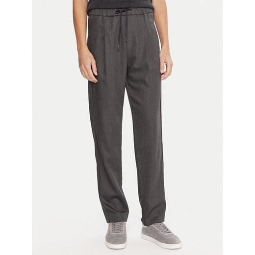 Marella Spodnie materiałowe Nyssa 2523136025 Szary Regular Fit ze sklepu MODIVO w kategorii Spodnie damskie - zdjęcie 185713774