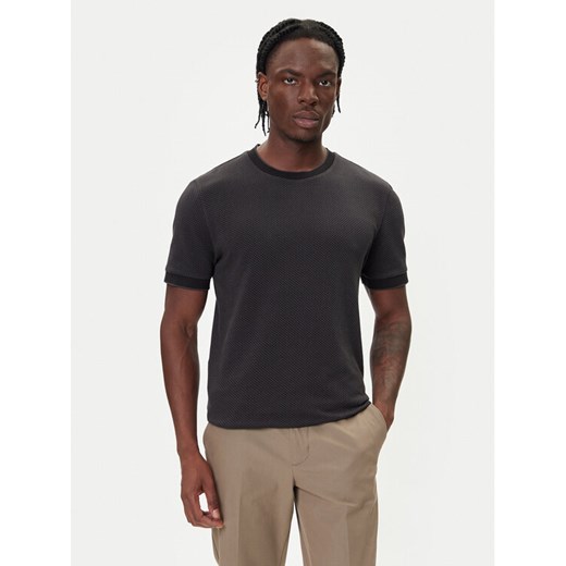 BOSS T-Shirt H-Thompson 06 50549602 Czarny Regular Fit ze sklepu MODIVO w kategorii T-shirty męskie - zdjęcie 185713813