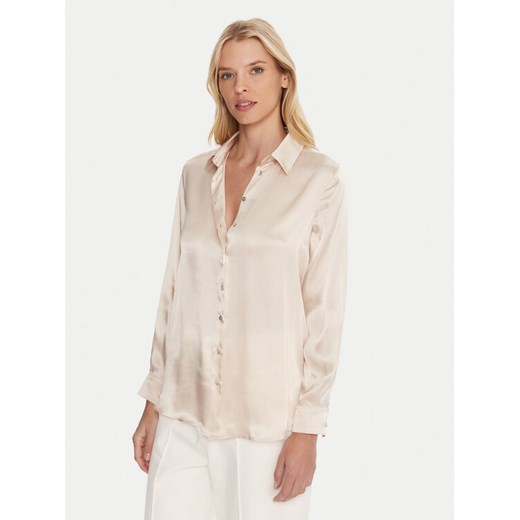 Marella Koszula Bunny 2523116015 Écru Regular Fit ze sklepu MODIVO w kategorii Koszule damskie - zdjęcie 185713821
