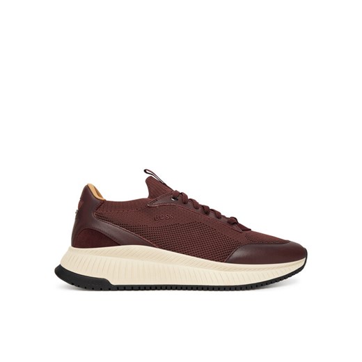 BOSS Sneakersy Ttnm Evo 50552911 Bordowy ze sklepu MODIVO w kategorii Buty sportowe męskie - zdjęcie 185713824
