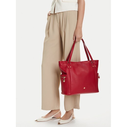Beverly Hills Polo Club Torebka CEO-BHPC-C-005-08 Bordowy ze sklepu MODIVO w kategorii Torby Shopper bag - zdjęcie 185713840