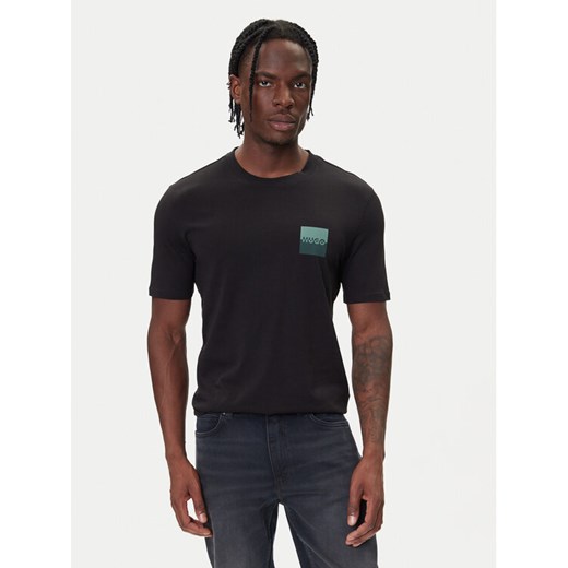 HUGO T-Shirt Dapusi 50544458 Czarny Regular Fit ze sklepu MODIVO w kategorii T-shirty męskie - zdjęcie 185713844