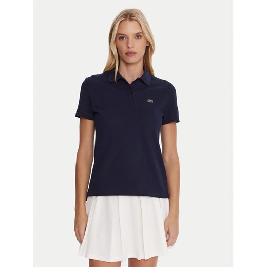 Lacoste Polo PF7839 Granatowy Classic Fit ze sklepu MODIVO w kategorii Bluzki damskie - zdjęcie 185713863