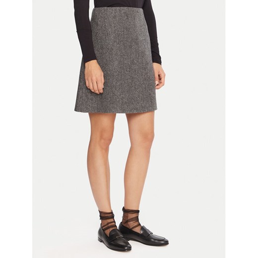 Weekend Max Mara Spódnica trapezowa Marche 2525106022 Szary Regular Fit ze sklepu MODIVO w kategorii Spódnice - zdjęcie 185713891