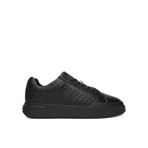 Calvin Klein Sneakersy Chunky Cupsole Laceup Lth Aop YM0YM01383 Czarny ze sklepu MODIVO w kategorii Buty sportowe męskie - zdjęcie 185713893